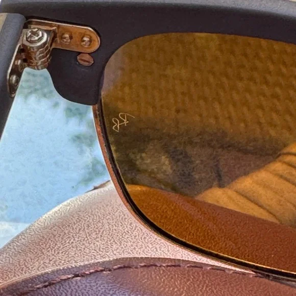 Ray-Ban Gold and Brown Sunglasses with Case.RB 30-16-M 1179 51*21 3N - Picture 5 of 5